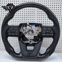 Volant sport personnalisé de haute qualité pour Toyota FJ70 Hilux LC200 LC300, impression par transfert d'eau, fibre de carbone
