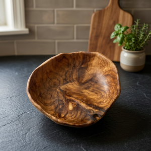 Bol de cuisson et de service en bambou personnalisable, écologique et réutilisable, pour mariage, avec logo personnalisé, BS International - Product Image 1