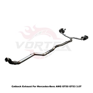 Vortex Track-Oriented Stainless Steel <b>Exhaust</b> System Engine Horsepower Upgrade For Mercedes-Benz AMG GT50 GT53 3.0T 2019-2024 - Product Image 4