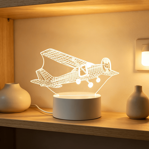 Children's Birthday Gift Color Changing Helicopter Airplane Acrylic 3D LED Bedroom Decorative <b>Light</b> - Product Image 3