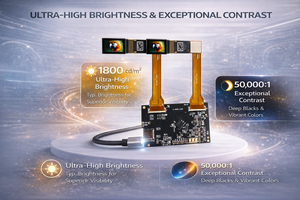 0.49インチ マイクロOLEDディスプレイ 1920x1080 FHD双眼鏡OLEDスクリーン、Type-C DP Altモードドライバーボード搭載、AR/VRグラス用 - Product Image 3