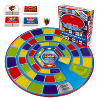 Plateau de jeu de divertissement pour adultes et enfants conçu sur mesure fabrication de carton de jeu de société de fête de famille éducative