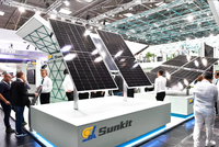 Système d'énergie solaire hybride Sunkit hors réseau 6 kW 10 kW, kit complet de panneaux solaires hors réseau pour l'alimentation domestique