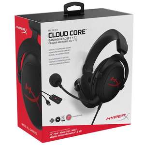 2023 <span class=keywords><strong>Hyper</strong></span> X <span class=keywords><strong>Cloud</strong></span> <span class=keywords><strong>Core</strong></span> 7,1 Surround Gaming auriculares con cable auriculares con cancelación del ruido Micrófono PC Gamer Gaming - Product Image 6