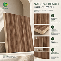 Contreplaqué recouvert de placage de chêne brun caramel Jinbase XT2491, qualité E0, 1220x2440mm, planches de bois de noyer, contreplaqué de construction 18mm