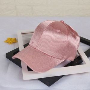 Casquettes de baseball en satin uni personnalisées à 6 panneaux, tendance et abordables - Product Image 5