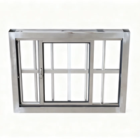Ventanas Corredizas de Diseño Moderno con Rotura de Puente Térmico, Aislamiento Acústico, Doble Vidrio, Vidrio Low-E, Antirrobo, Acero Inoxidable para Hotel