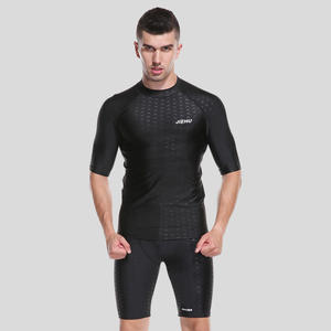 Jiehu <b>Men's</b> Swimwear Set Quick Dry Fitness <b>Swimming</b> Trunks Mid Waist <b>Pattern</b> Knitting Adult - Product Image 2