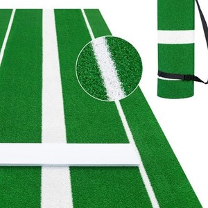 Tapis d'entraînement de frappe pour softball et baseball, en plastique 8 mm, pour <span class=keywords><strong>gazon</strong></span> <span class=keywords><strong>artificiel</strong></span> intérieur/extérieur, avec repère Home Plate - Product Image 1