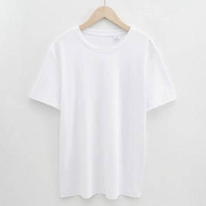 Camiseta de Hombre de Alta Gama 2025, 190g, Algodón Mercerizado con Amoníaco Líquido de Doble Cara, Cuello Redondo, Color Blanco - Product Image 6