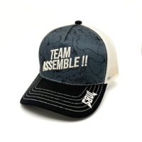 Gorra de Béisbol Personalizada del Fabricante, 5 Paneles, Estructura en A, Visera Curva, Estructurada, Logotipo con Bordado 3D, Dos Tonos para Hombre