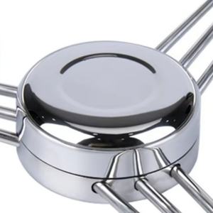 Volant marin en acier inoxydable à 9 branches <span class=keywords><strong>de</strong></span> haute qualité <span class=keywords><strong>de</strong></span> 13.5 pouces Nouveaux accessoires <span class=keywords><strong>de</strong></span> yacht en acier inoxydable - Product Image 5