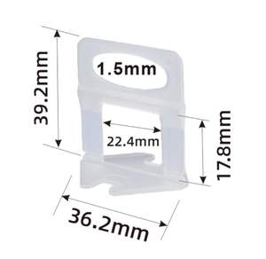 Sistema de nivelación de azulejos Espaciadores de serie legibles y alicates de cuña para sistemas niveladores de azulejos 1/16 Espaciadores Accesorios - Product Image 4