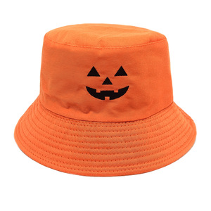Vente en gros de chapeau de <span class=keywords><strong>pêcheur</strong></span> d'Halloween réversible chapeau de citrouille joyeux et drôle pour une fête en plein air décontractée, un voyage à usage quotidien - Product Image 4