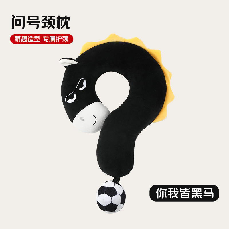 หมอนรูปเครื่องหมายคำถาม Black Horse