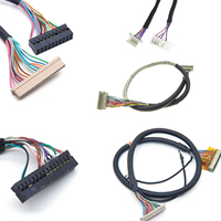 Câble adaptateur LVDS 40 broches 1CH 6BITV, faisceau de câbles avec isolation PVC/PTFE, conducteur en cuivre étamé, homologué 12V pour applications électroniques