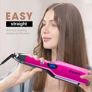 Plancha de Pelo Profesional Lanumi SH-8785 con Pantalla LCD, Personalizable con Logotipo, para Salón de Belleza, 450 Grados, Cerámica, para Cabello Seco y Mojado - Product Image 5