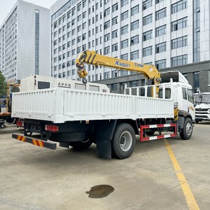 รถบรรทุกติดเครน CLW FAW 4x2 ขนาด 5 ตัน บูมแบบยืดหดได้ ปั๊ม Huade เกียร์มอเตอร์ ระยะหมุนเลี้ยวสั้น 20 เมตร ยกไม้ - Product Image 6