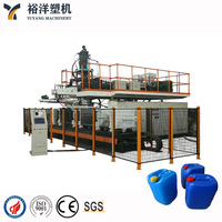 Fabricant de machines de soufflage professionnelles, machine de soufflage par extrusion plastique pour fût chimique en HDPE de 30 L