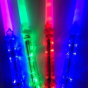 ดาบไฟ LED 12 ดวง ด้ามจับใส ไฟกระพริบ ดาบยาว ของเล่นเด็ก อุปกรณ์ประกอบปาร์ตี้ ดาบไฟฮาโลวีน คอสเพลย์ - Product Image 5