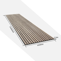 KASARO Panneaux muraux et de plafond en bois insonorisants à lattes, panneaux acoustiques en MDF pour la décoration d'hôtels, akupanel