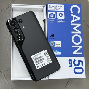 โทรศัพท์มือถือ New Camon50 Pro Deca Core Android 15 กล้องความละเอียด 108MP กล้องสวย รองรับ 2 ซิม 5G/LTE/CDMA ระบบจดจำใบหน้า รุ่นเกมมิ่ง - Product Image 2