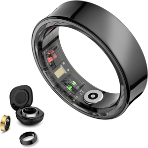 SHR حلقة ذكية طويلة الأمد بطارية مراقبة اللياقة البدنية النوم والصحة تعقب للرجال والنساء دائرة الرقابة الداخلية & الروبوت متوافق - Product Image 1