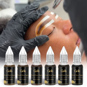 Tinte de <span class=keywords><strong>cejas</strong></span>, <span class=keywords><strong>pintura</strong></span> de aerógrafo, pigmentos de <span class=keywords><strong>cejas</strong></span>, tinta híbrida, tinta de tatuaje de <span class=keywords><strong>cejas</strong></span> <span class=keywords><strong>para</strong></span> herramienta de entrenamiento de maquillaje permanente - Product Image 3