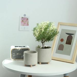 Diseño Simple hogar jardín decoración balcón decorativo cactus maceta de hormigón macetas <span class=keywords><strong>para</strong></span> plantas de interior - Product Image 4