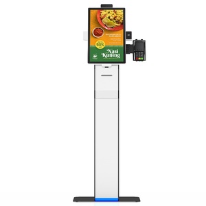 Thông Minh Kỹ thuật số 21.5 32 inch nhôm kiosk tầng đứng tường-treo loại Nhận dạng khuôn mặt tùy chọn đầu đọc mã vạch cho thanh toán kiốt - Product Image 3