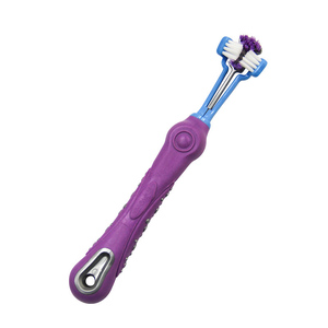 360 tout-rond Pet <span class=keywords><strong>Dent</strong></span> Brossage 3 Face <span class=keywords><strong>Chien</strong></span> Brosse À Dents - Product Image 5