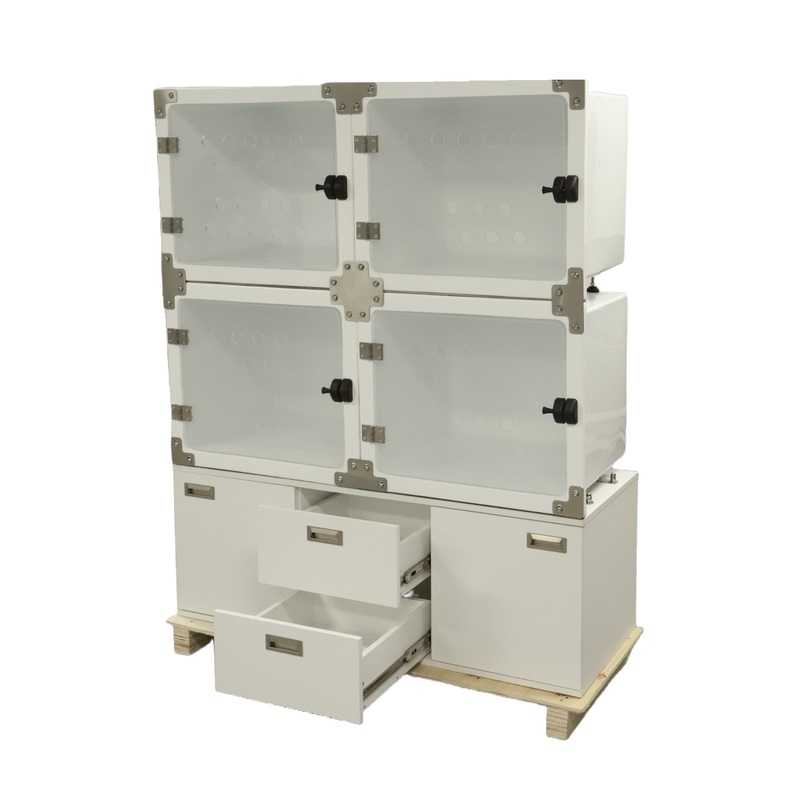 Veterinary Mini Fiberglass Dog Cage Box