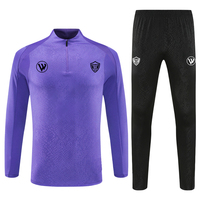 Conjunto Deportivo de Fútbol Transpirable de Secado Rápido 100% Poliéster con Estampado para Hombre, para Entrenamiento, Uniforme de Fútbol