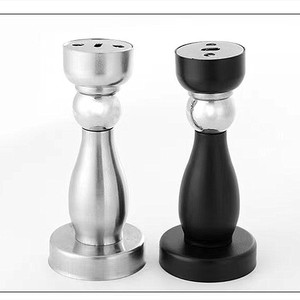Loquet de porte en acier inoxydable, magnétique, à fixation murale, design moderne et minimaliste, pour utilisation sur porte, mur ou sol - Product Image 1