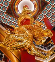 Grandes sculptures d'animaux en résine pour intérieur, dragons chinois, artistiques, sur mesure, taille ajustable, pour célébrations festives