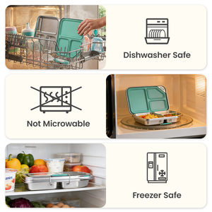 Boîte à lunch en acier inoxydable 304 pour enfants, personnalisable avec logo et couleur, étanche, rose, pour l'école, la famille et les pique-niques - Product Image 6