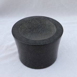 Gran venta de piedra de cocina Natural, herramienta de molienda de pimienta reutilizable, <span class=keywords><strong>mortero</strong></span> de cocina, Material de mármol <span class=keywords><strong>con</strong></span> logotipo personalizado - Product Image 3