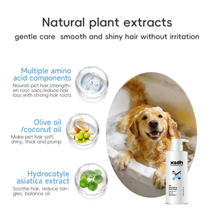 Champú Suave para Perros y Gatos con Fórmula Desodorante <span class=keywords><strong>Natural</strong></span>, Cuidado Hidratante del Pelaje y Soporte para Piel Sensible - Product Image 3