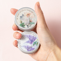 Baume de poche portable non collant, parfums pour femmes, parfums longue durée, senteur florale naturelle