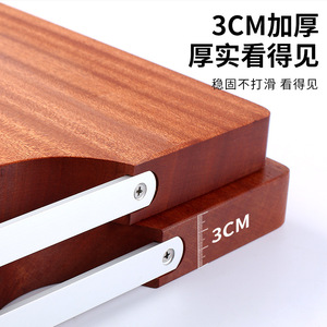 Tabla de cortar de madera maciza, tabla de cortar de ébano para el hogar, resistente al moho, tabla de cortar para cocina, venta al por mayor del fabricante, ligera - Product Image 4