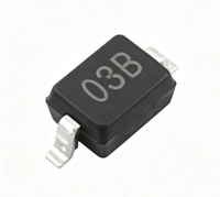 Suppresseur de surtension à montage en surface PESD3V3L1BA-N 500W de puissance pulsée de crête pour la protection des interfaces de signal haute vitesse 3,3V