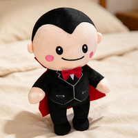 Nouvelle poupée en peluche d'Halloween, adorable momie beige, squelette de vampire, jouet en peluche, décoration de fête, ornement parfait pour un cadeau de festival