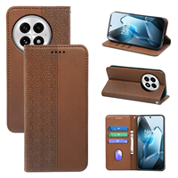 Étui en cuir PU innovant pour OnePlus Ace 5 Pro Nord 4 13 R porte-carte à rabat magnétique Design de portefeuille de téléphone portable de luxe