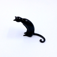 Élégant Murano Verre Figurine de Chat En Gros