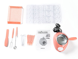 Chocolate Melting Warming Fondue Set Electric <strong>Choco</strong> Melt / Warmer Machine Set W/ Keep Warm <strong>Dipping</strong> - Product Image 4