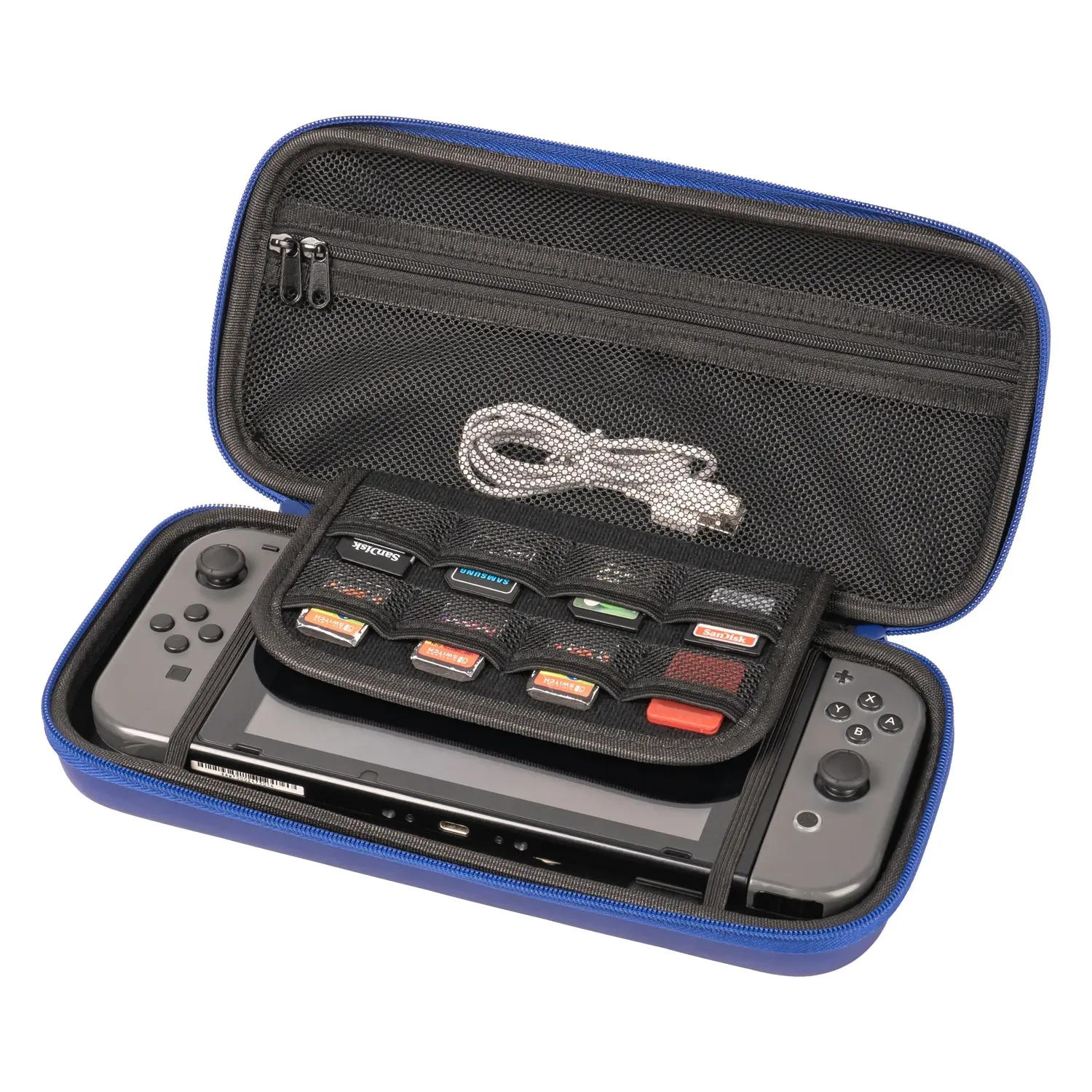 Bolsa de almacenamiento de material PU EVA para Nintendo Switch Lite Mini funda accesorio