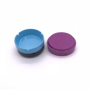 Accessoire pour cigarettes, design personnalisé, logo personnalisé, cendrier rond en mélamine moderne de 10 cm, passe au lave-vaisselle, cadeau promotionnel - Product Image 6