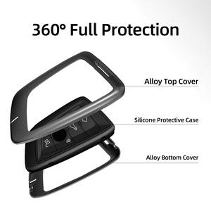 Housse de clé pour <span class=keywords><strong>BMW</strong></span> avec porte-clés en cuir, pour <span class=keywords><strong>BMW</strong></span> Série 2 5 6 7 X1 X2 <span class=keywords><strong>X3</strong></span> X5 X6 X7, porte-clés de qualité supérieure - Product Image 2