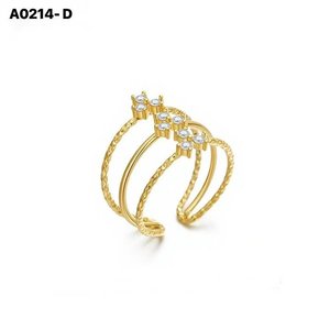 แหวนแฟชั่น A0214 สำหรับผู้หญิง เครื่องประดับคุณภาพสูง - Product Image 2