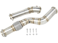 Downpipe de course en acier inoxydable SS304 personnalisable avec logo laser pour BMW G80 M3 G82 M4 S58 2020+